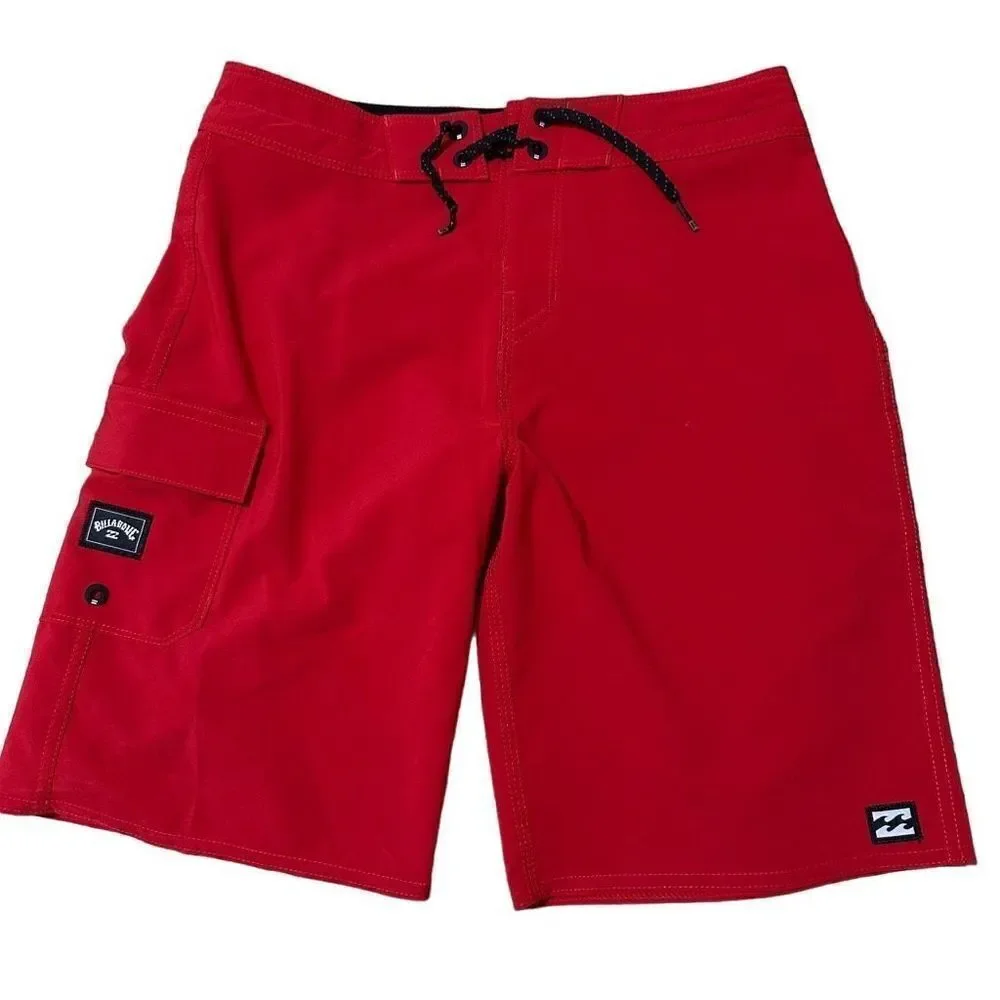 Billabong red shorts. Size 25.    A453